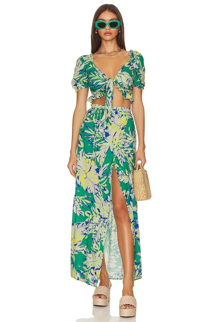 Maaji Allie Crop Top in Green-shopping-online.jpeg