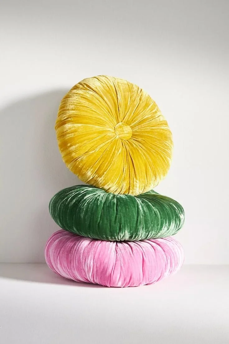 Le Petit Velvet Round Cushion-shopping-online.jpeg