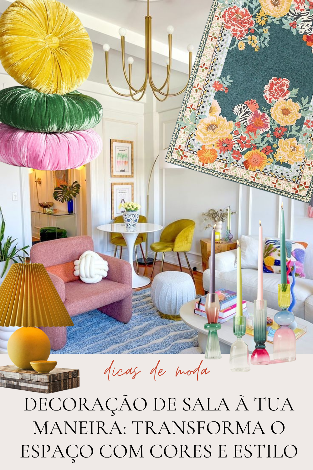 Decoração de Sala à Tua Maneira: Transforma o Espaço com Cores e Estilo