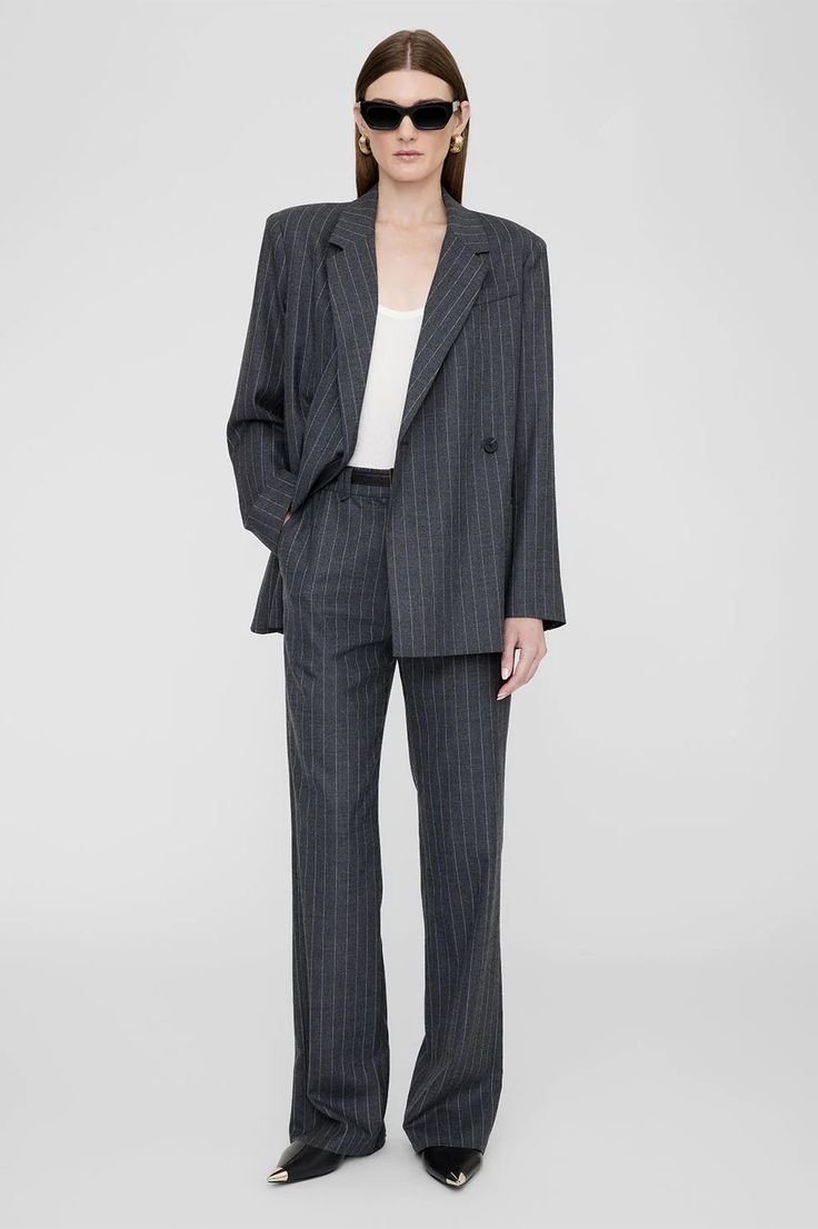 Kaia Blazer - Grey Pinstripe.jpeg