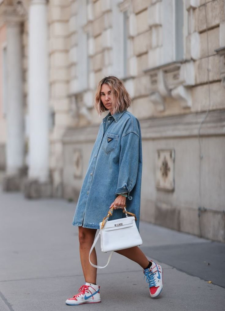 17 Chic Denim Dress Outfits to Wear for Any Occasion and Season.jpeg
