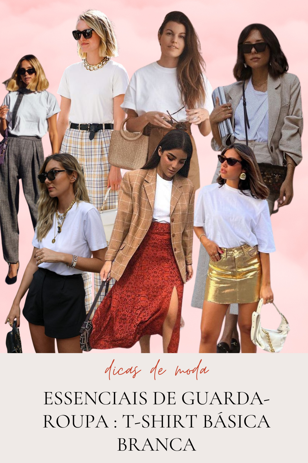 Essenciais de Guarda-Roupa : T-Shirt Básica Branca