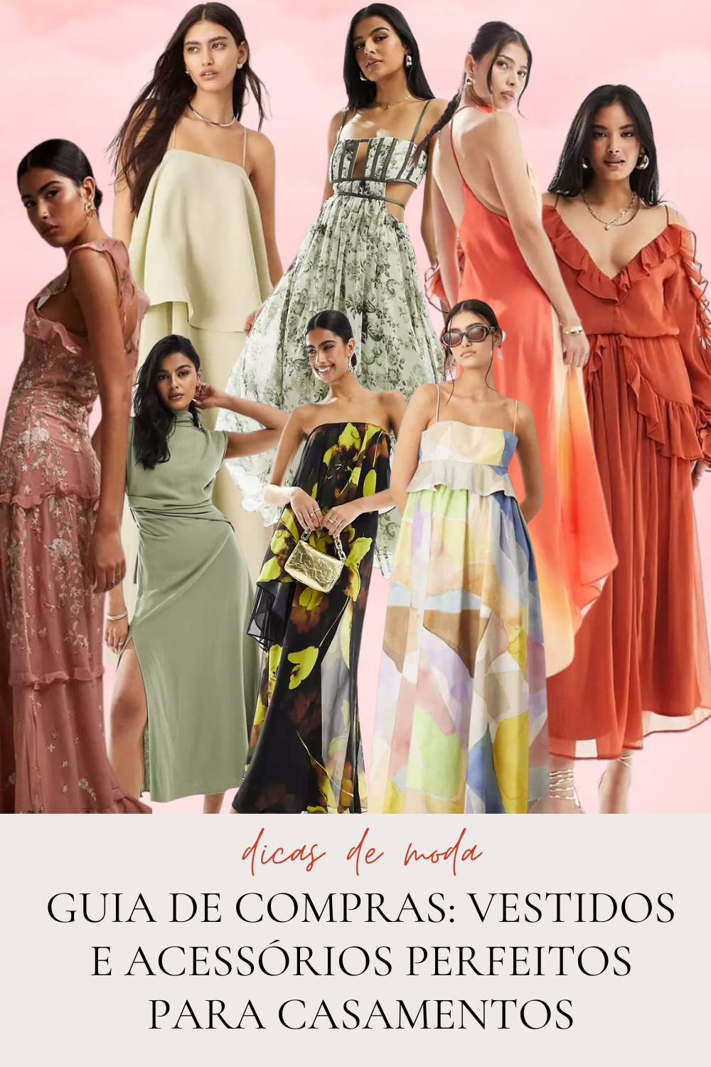 Guia de Compras: Vestidos e Acessórios Perfeitos para Casamentos