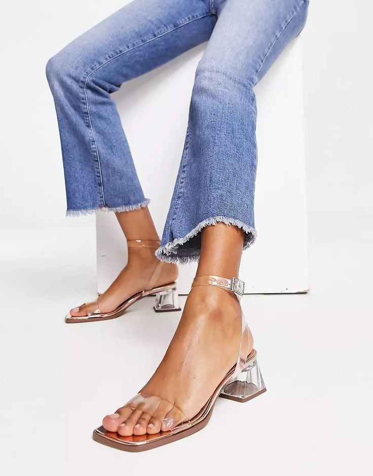 ASOS DESIGN Hopeful block heeled sandals in clear and rose gold _ ASOS.jpeg