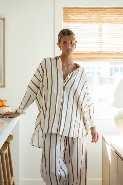 Capri Linen Oversized Button Top.jpeg