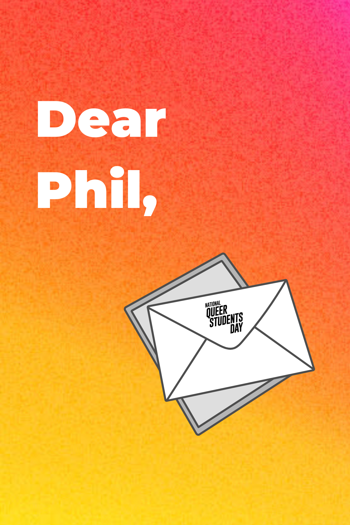 Dear Phil,