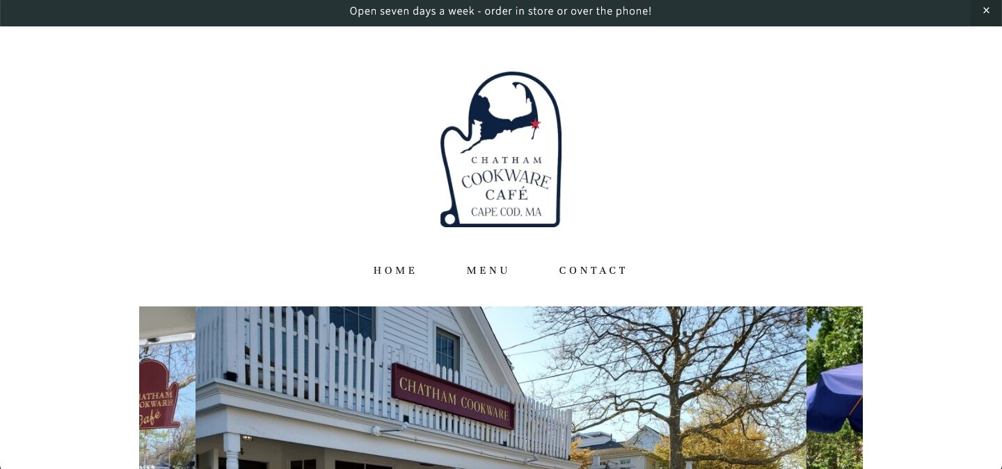 Chatham Cookware | website design