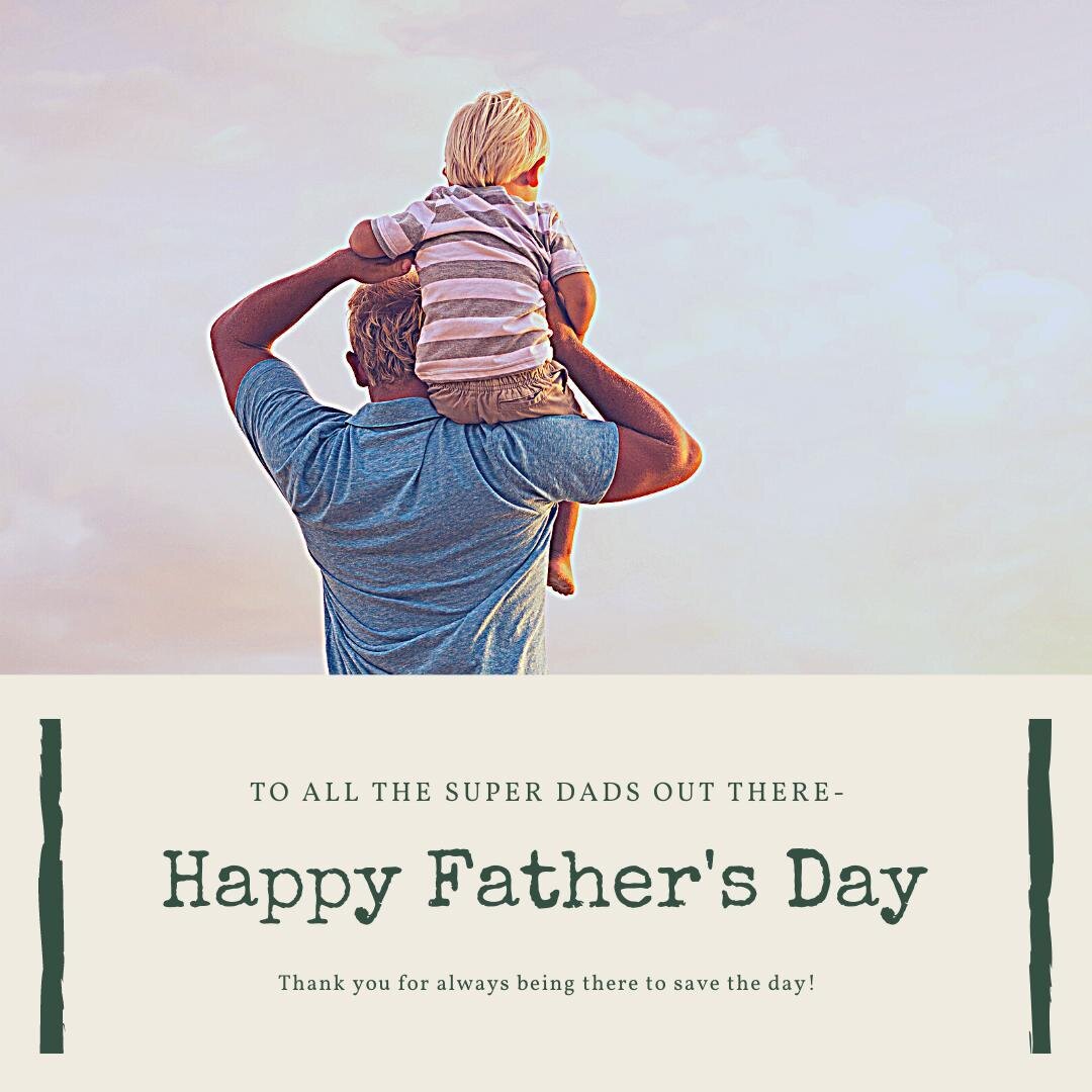 Happy Father's Day from Tidal Marketing! We don't know where we'd be without the lessons, sacrifices love and endless dad jokes from the fathers and father figures in our lives. Everyone make sure dad gets spoiled today, he deserves it.