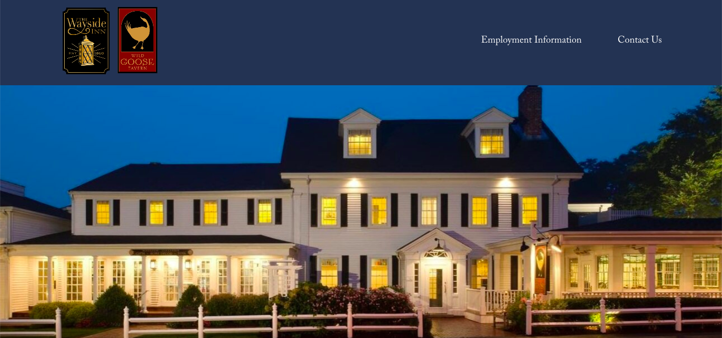 Wayside Inn Employment | website design