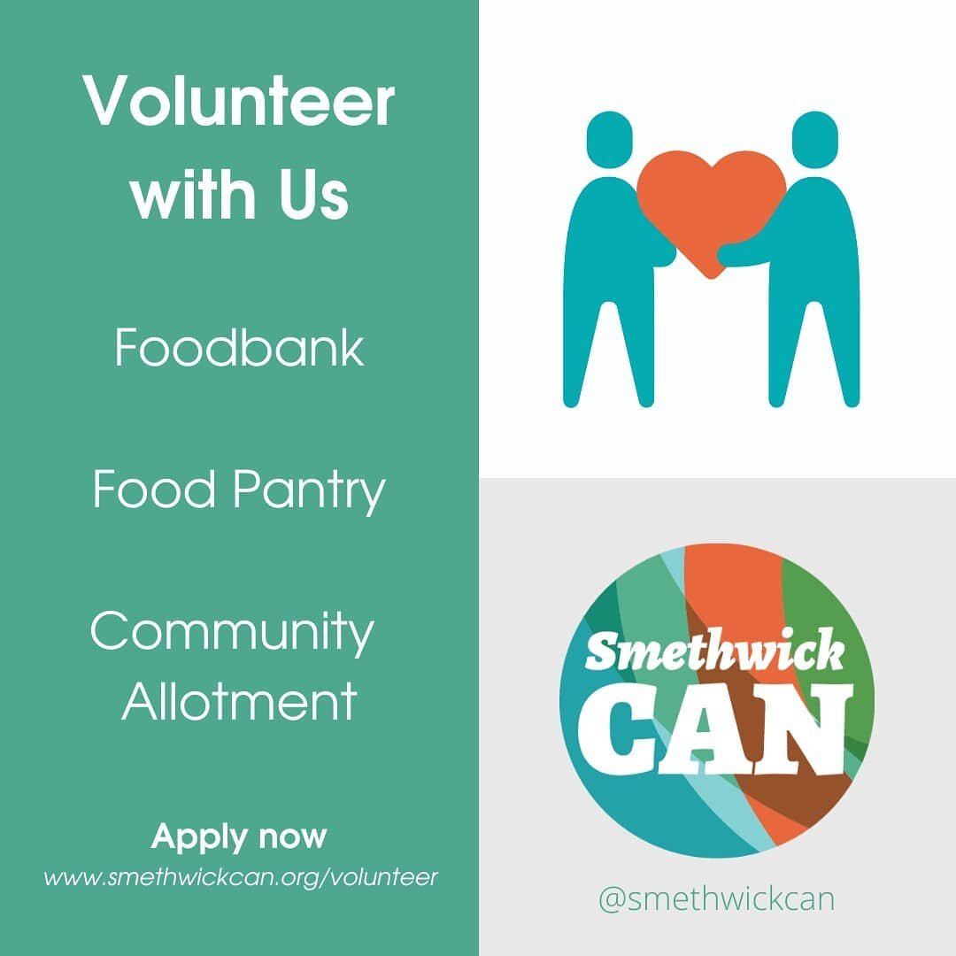 We need you! If you've been thinking about getting involved or volunteering with a local project,  now isn the time! We are looking for volunteers for our Foodbank, our Food Pantry and our Community Allotmnent. Head to the volunteer page on our websi