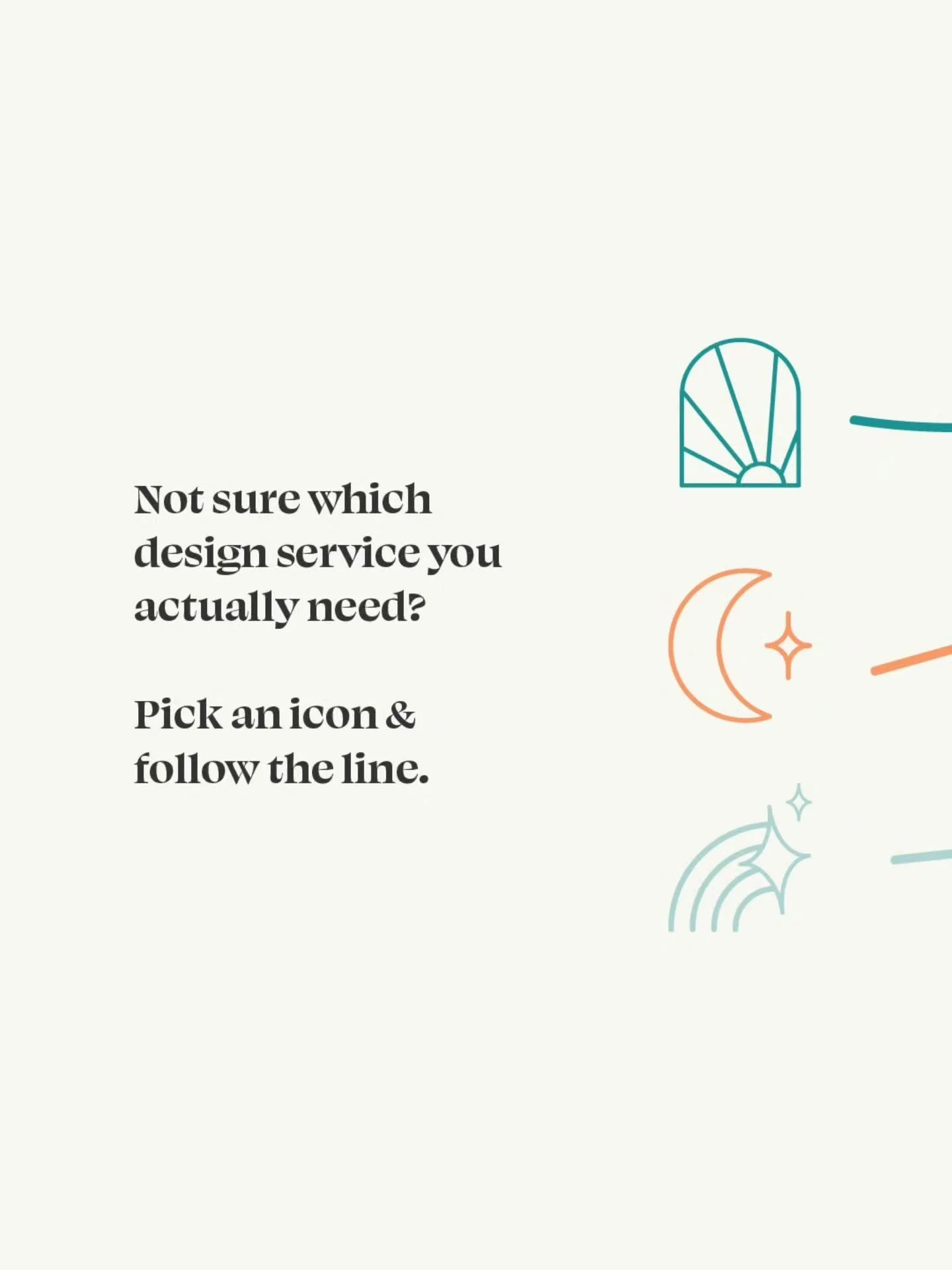 I get asked this question often.
&ldquo;What do I actually need right now?&rdquo;

Sometimes it is a brand refresh. Sometimes it is a website that finally reflects the level you are operating at. Somtimes it is ongoing creative support as your busine