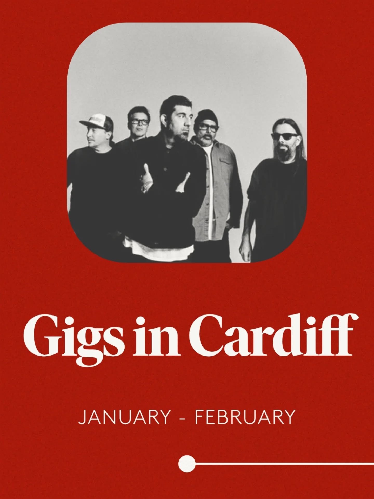 As our name suggests, each month we're going to be highlighting upcoming gigs in Cardiff for your consideration. 

We're starting with a double bill covering some of the incredible acts coming to the Welsh capital in January + February. Whether it's 