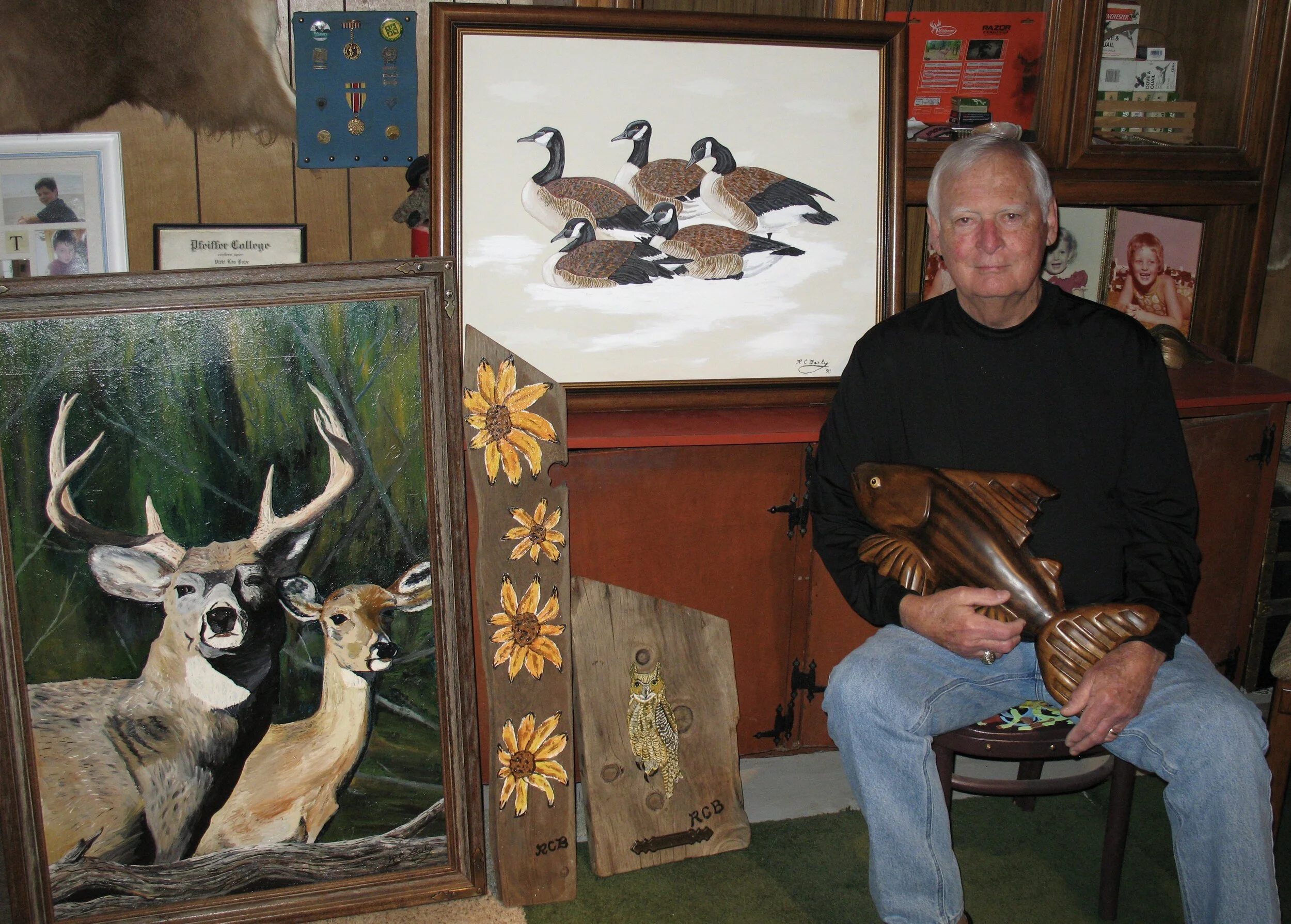 Baxley brings nature inside home through paintings, sculptures