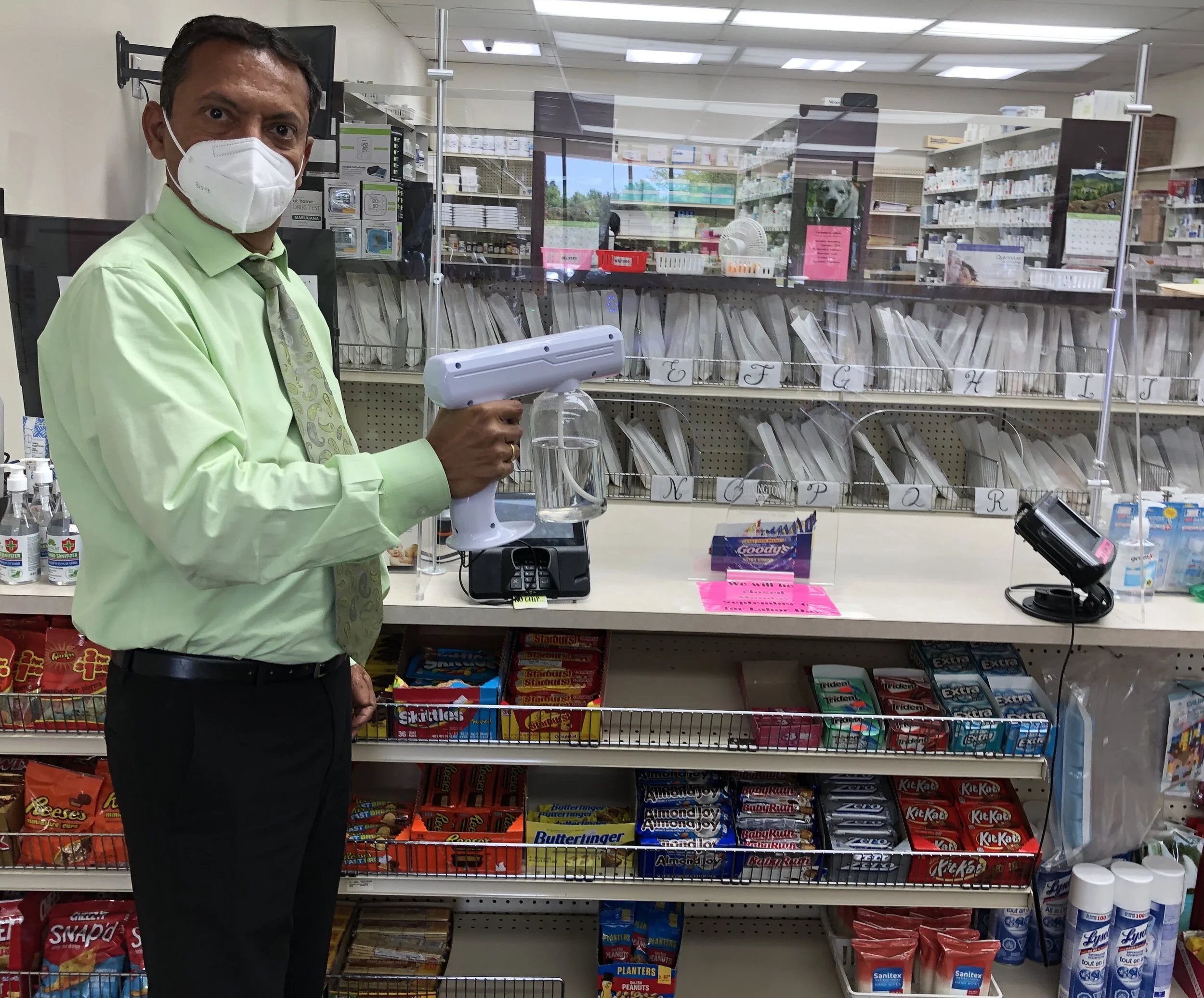Some stores still encourage face masks