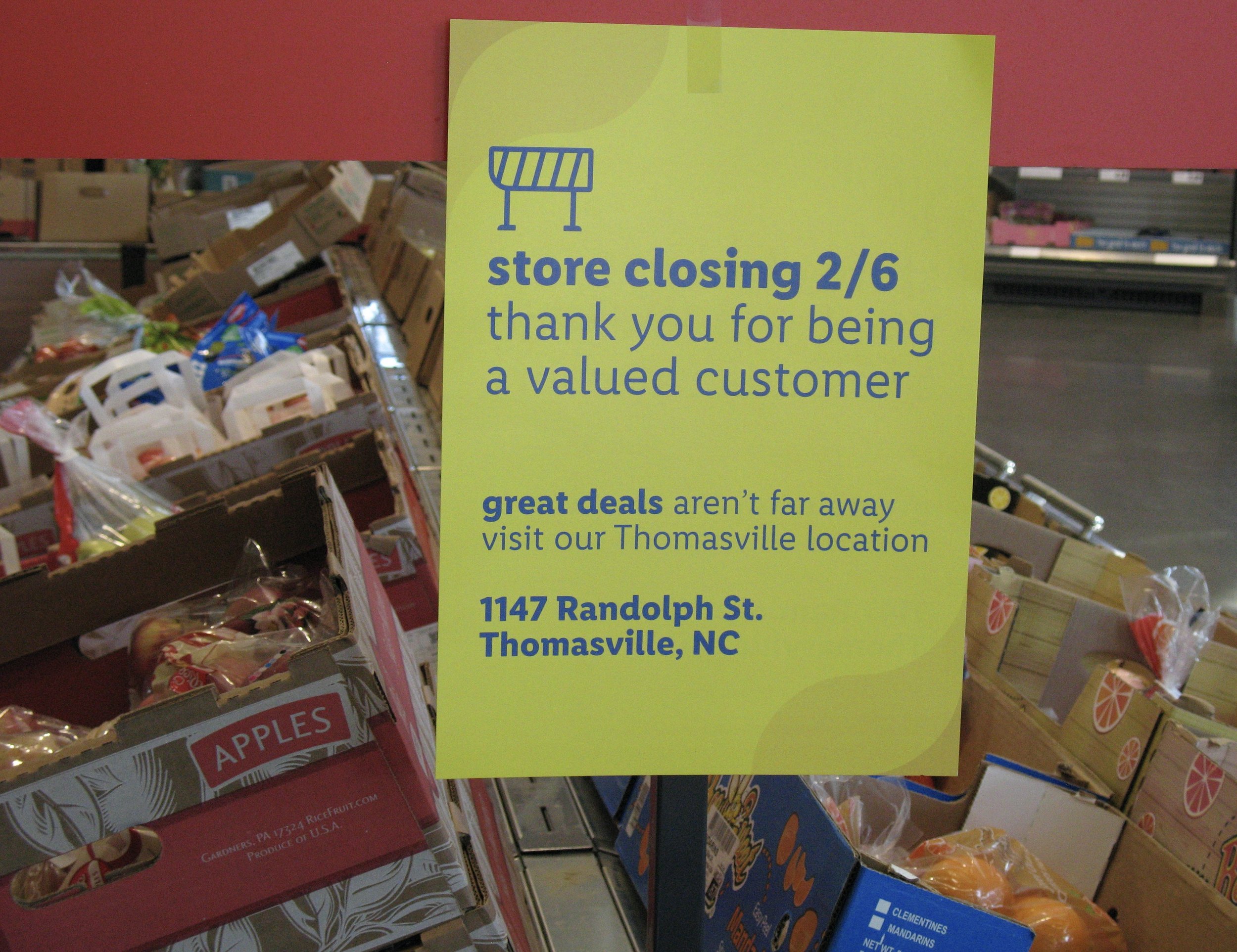 Customers lament closing of Lidl grocery store