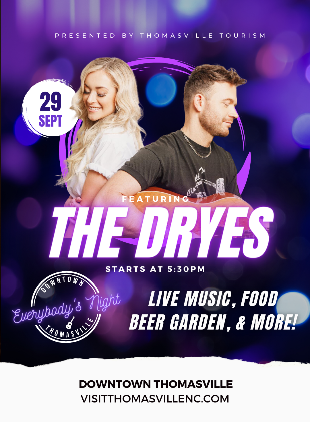 Thomasville prepares for Everybody's Night, Sept. 29