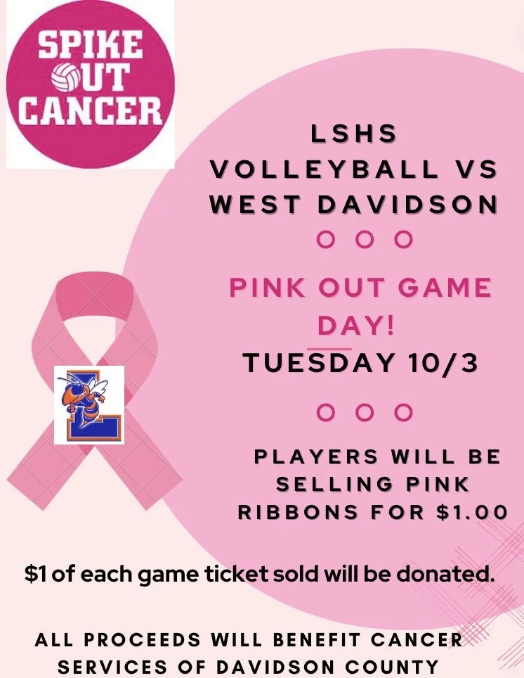 LSHS Volleyball hosting "Pink Out Game"
