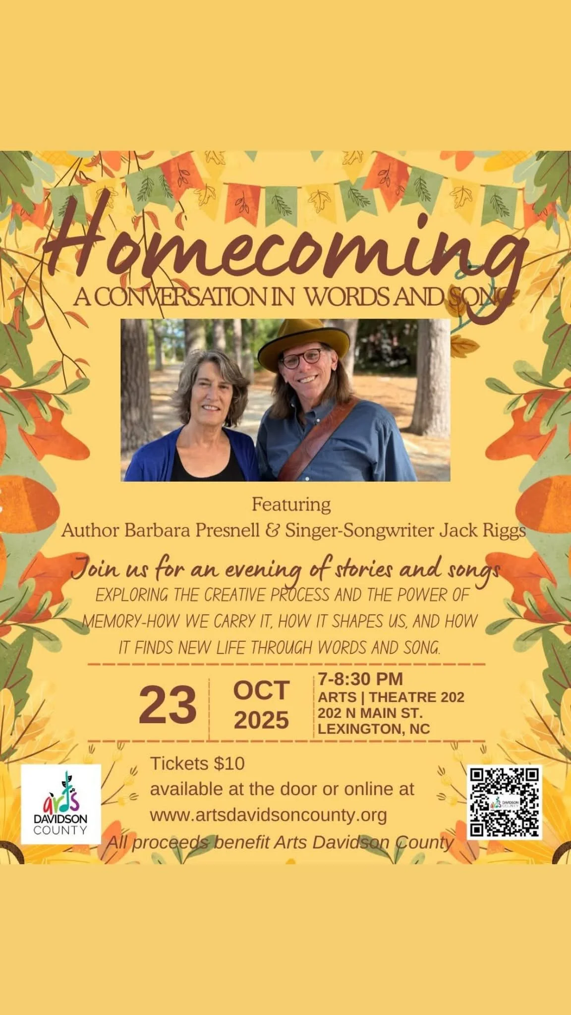 Homecoming: A Pre-Festival Conversation in Words and Song