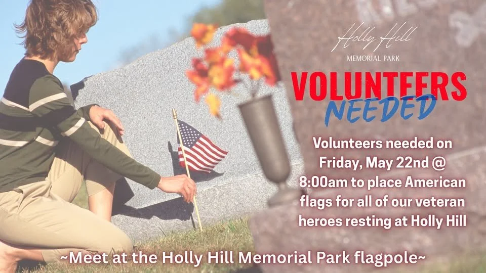 Friday: Community Invited to Place Flags at Memorials Ahead of Memorial Day