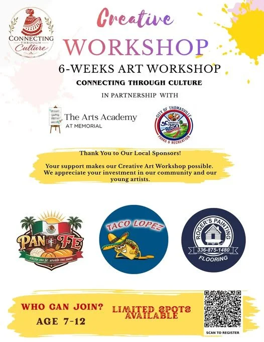 Connecting Through Culture Launches 6-Week Creative Art Workshop for Youth in Thomasville