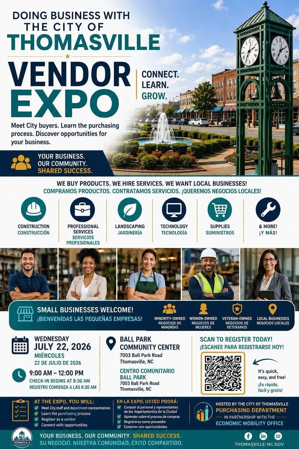Thomasville Opens the Door for Local Businesses at Inaugural Vendor Expo