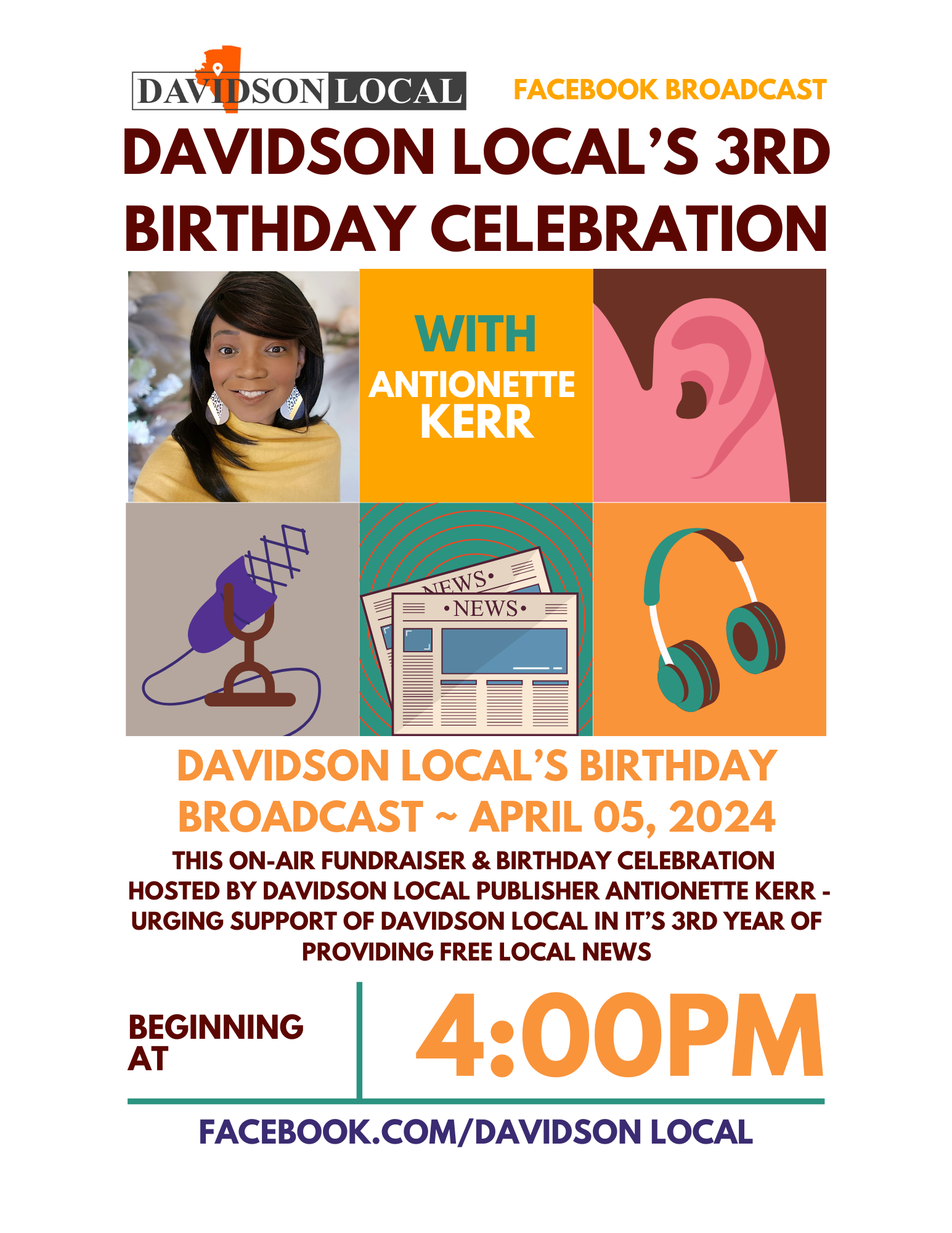 Happy 3rd Birthday Davidson Local — DavidsonLocal.com