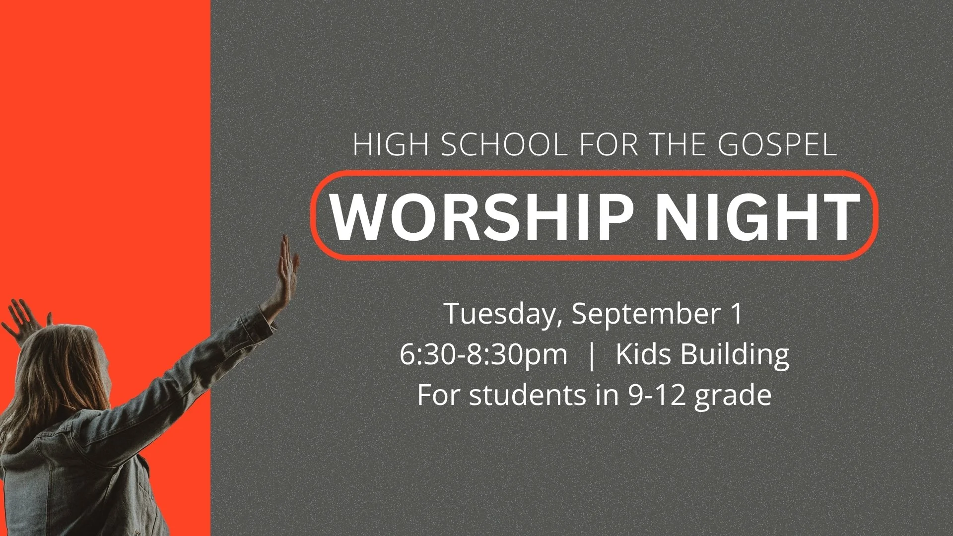 High School Worship Night