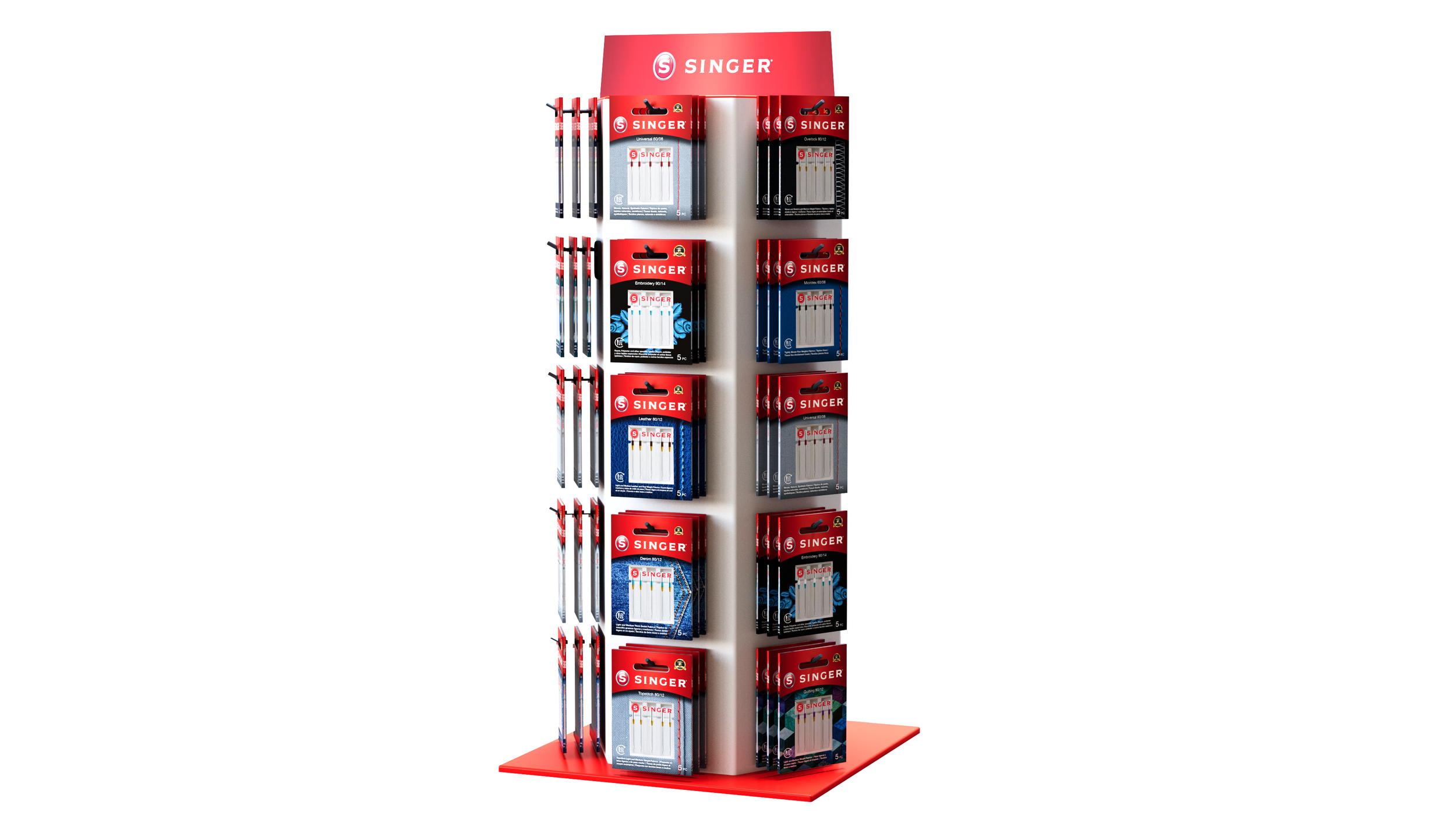 Singer Color Machine Retail Display SVP Worldwide — The Visual Brand