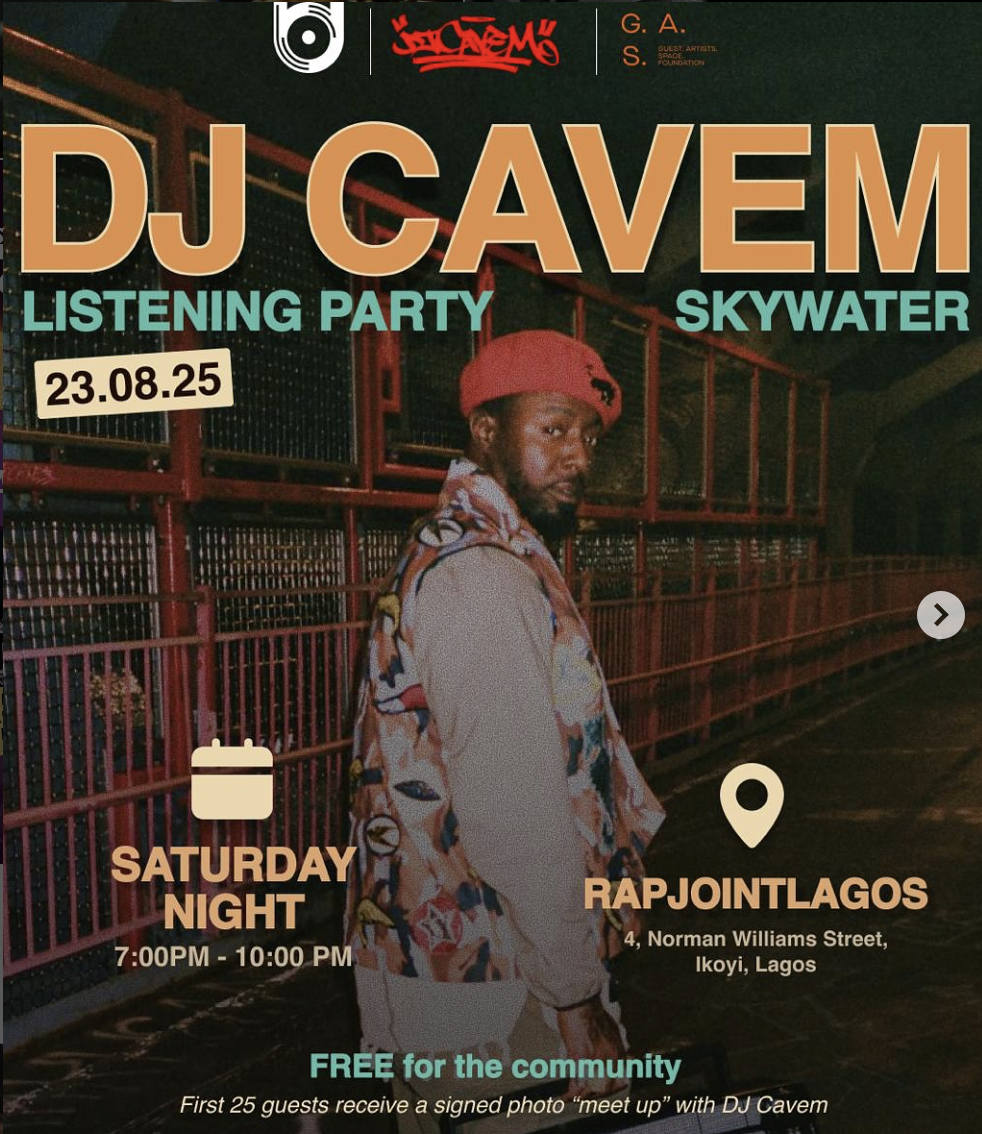 Skywater Listening Party, Rap Joint, Lagos, Nigeria