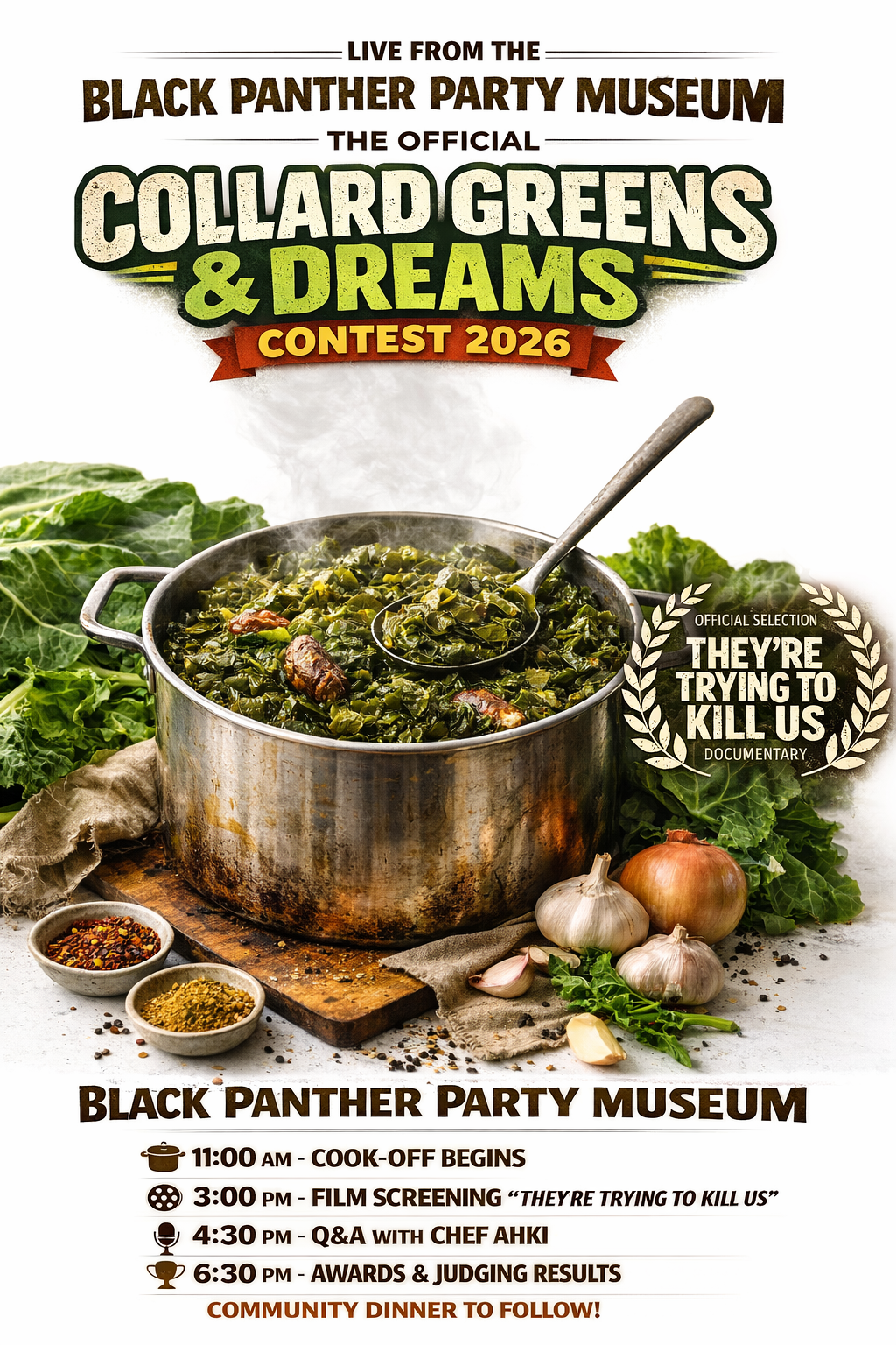 2026 Collard Greens &amp; Dreams Contest