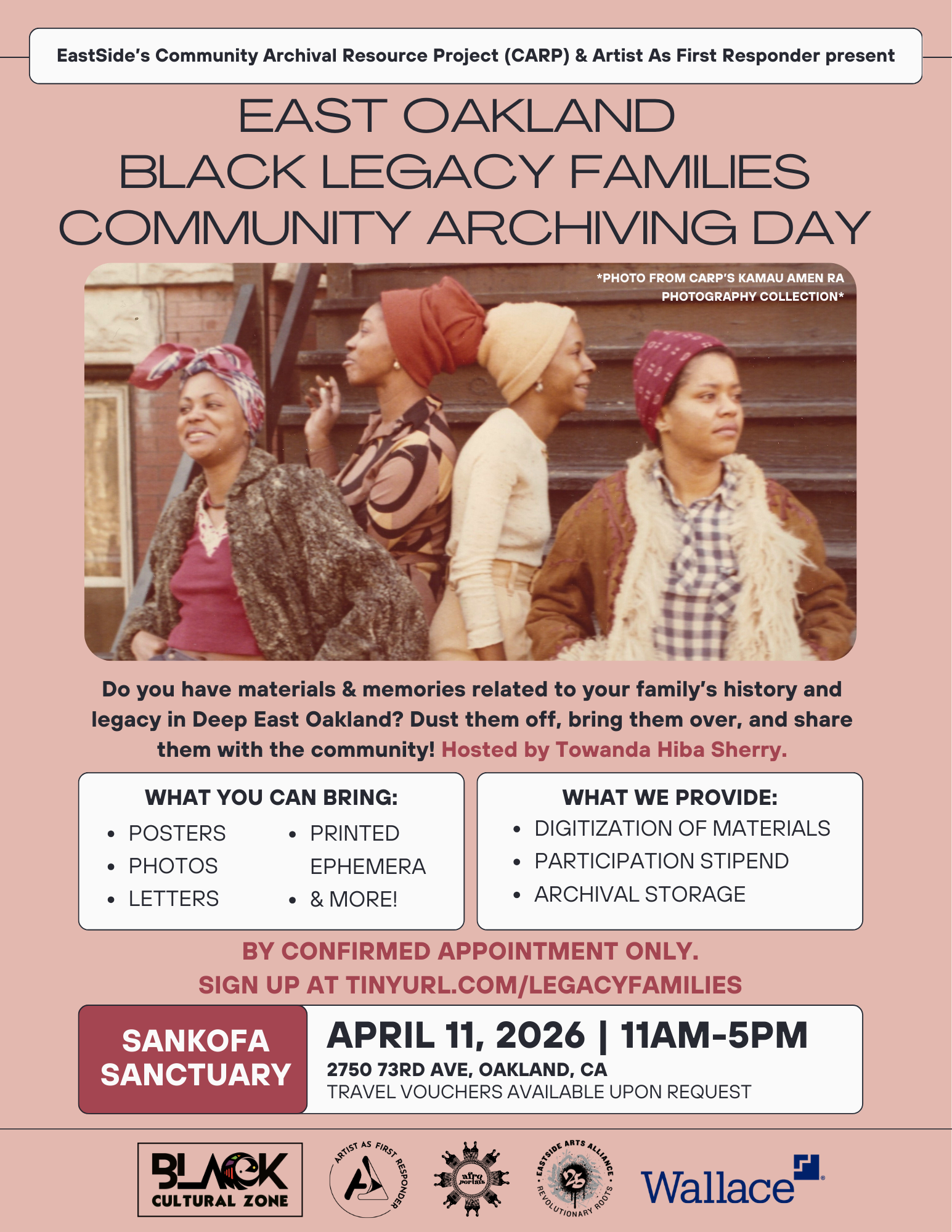 East Oakland Black Legacy Families Community Archiving Day