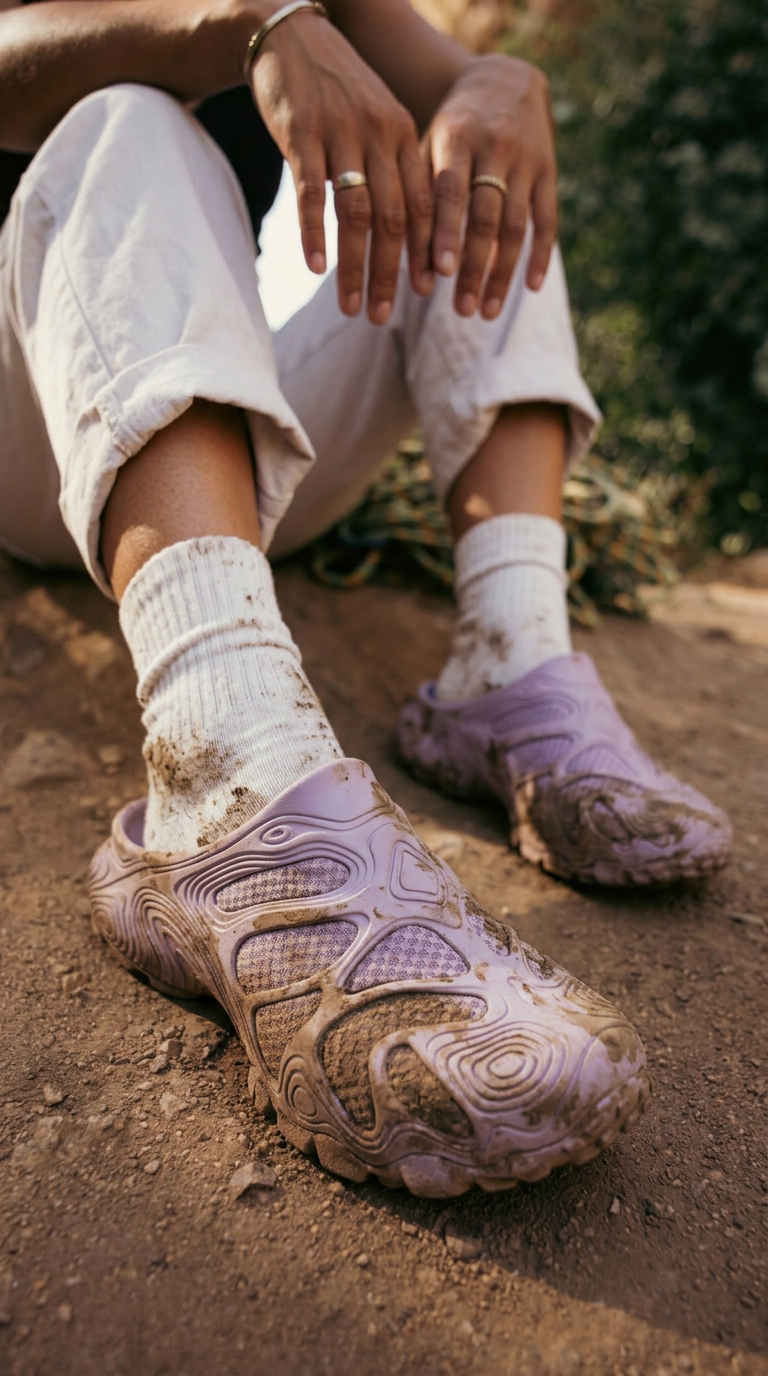 Replace the shoe in @2 with the shoe in @1 professional scene, Natural lighting. 30mm lens (3).png