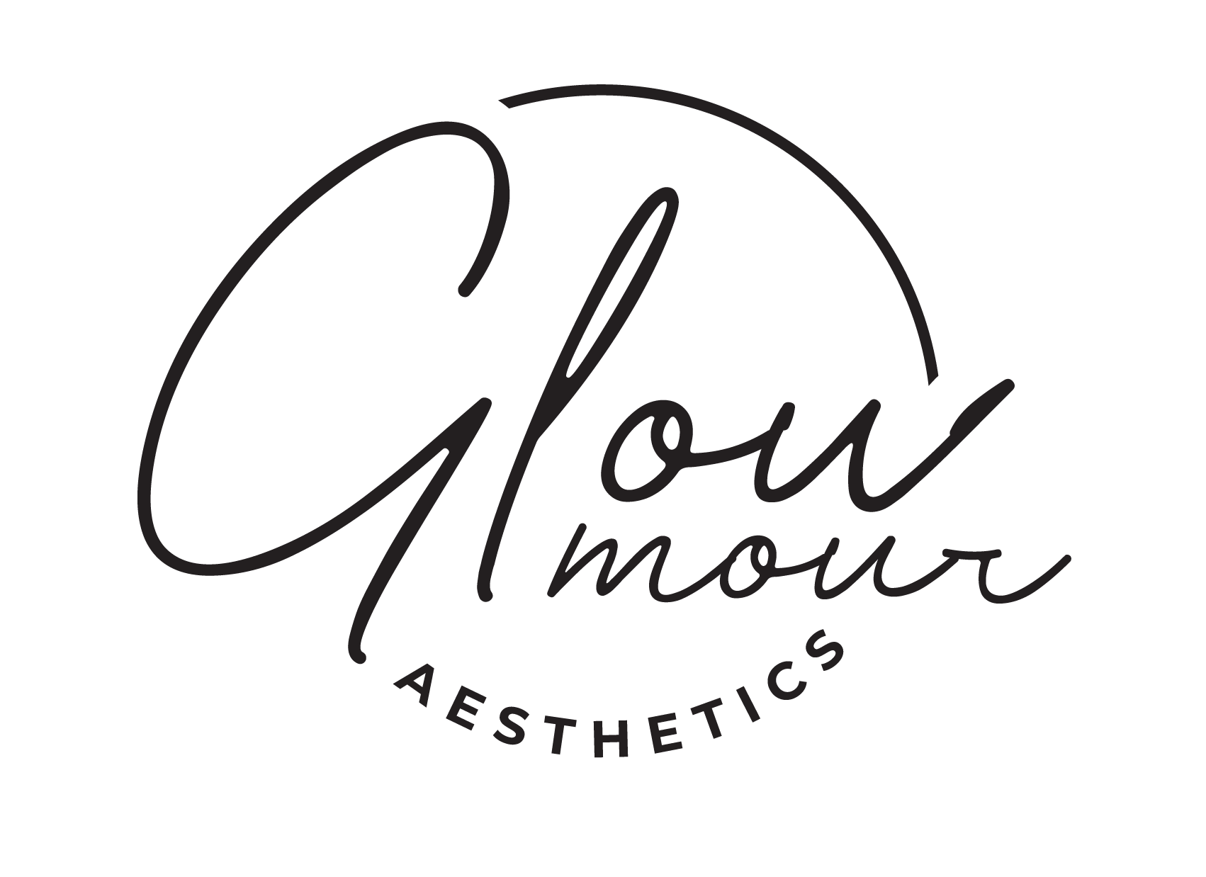 Glowmour Aesthetics Logo BW.png