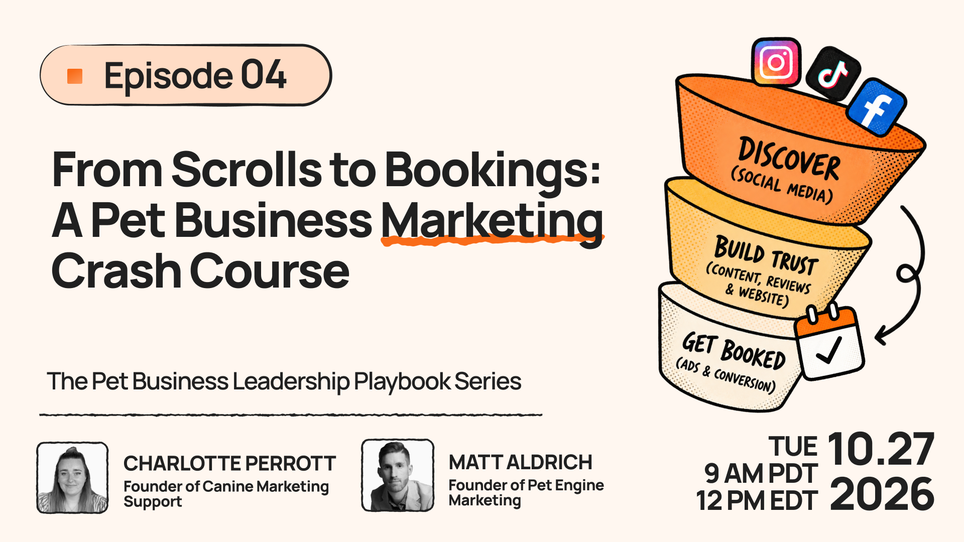 From Scrolls to Bookings: Join Pet Engine Marketing and MoeGo on October 27