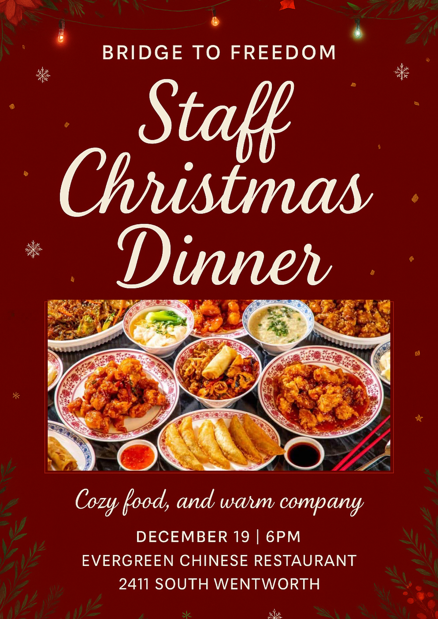 B2F STAFF CHRISTMAS DINNER