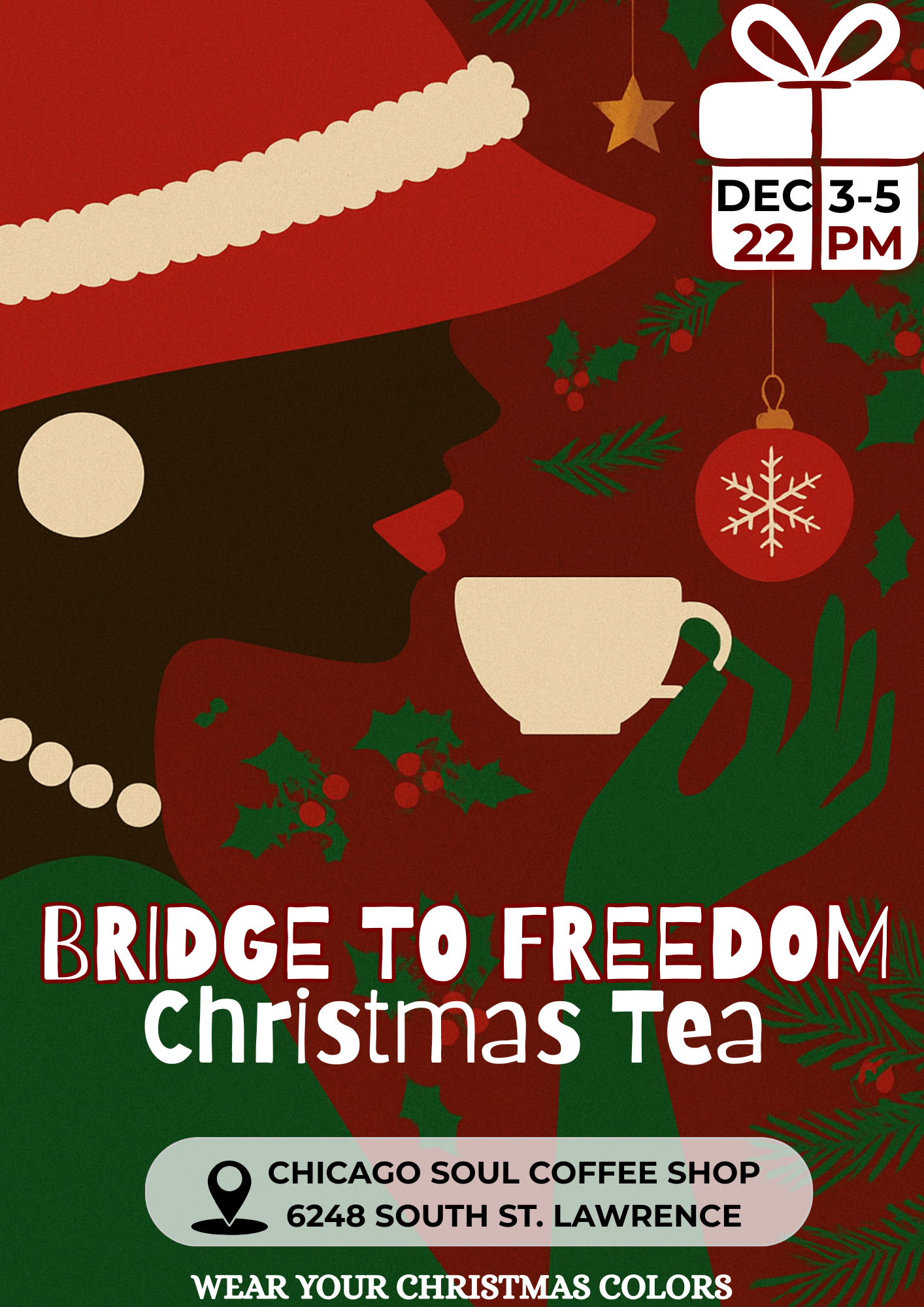 BRIDGE TO FREEDOM CHRISTMAS TEA