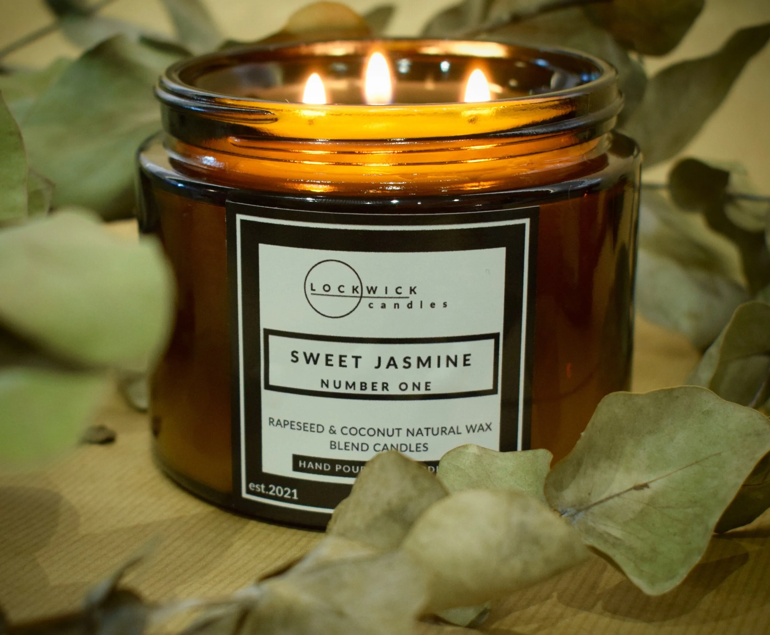 Large Apothecary Style Jar Candle