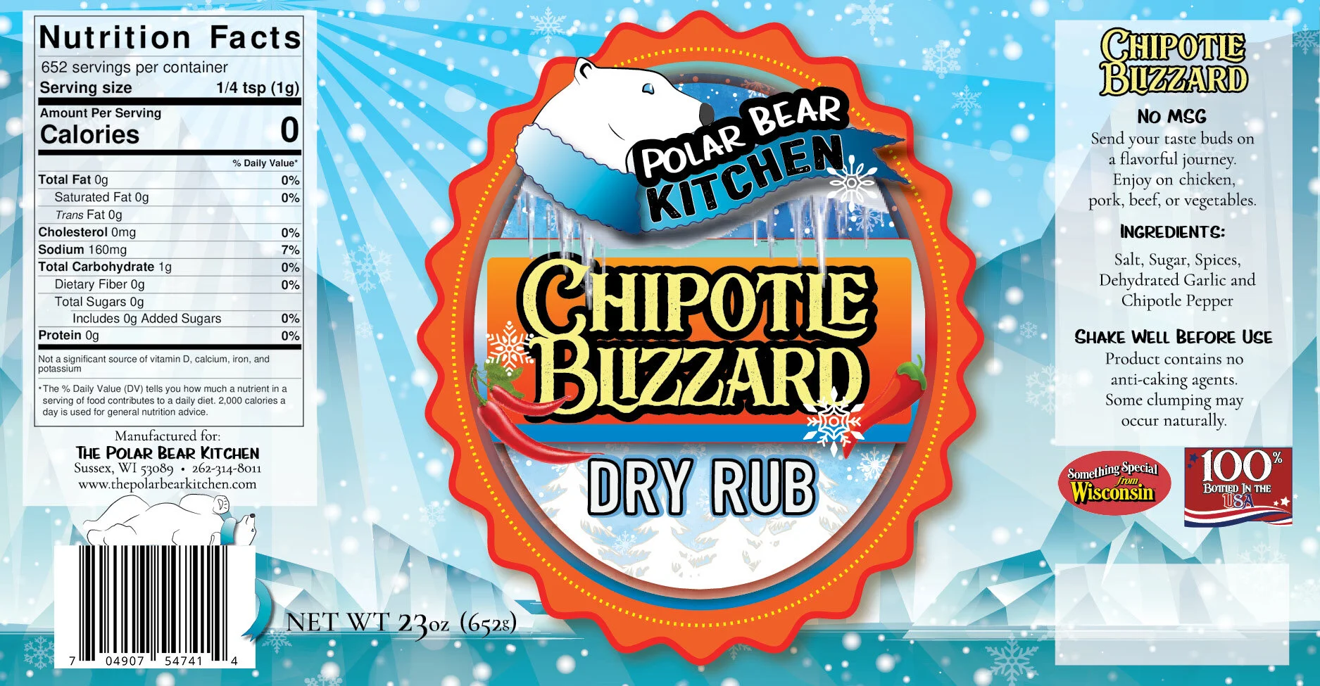 Chipotle Blizzard Rub Polar Bear Kitchen 23oz OL F2.jpg