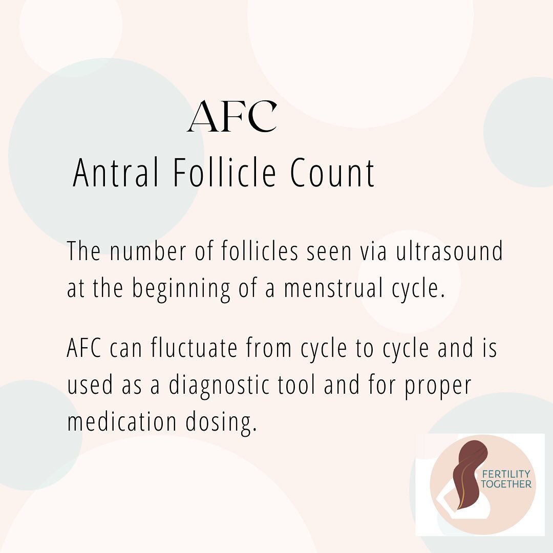 What is AFC? 🤔 

These three letters can hold a lot of weight in fertility land because they can help your doctor get an idea of your egg reserve. 

But at the same time, AFC can change each month, and there are so many additional factors that help 