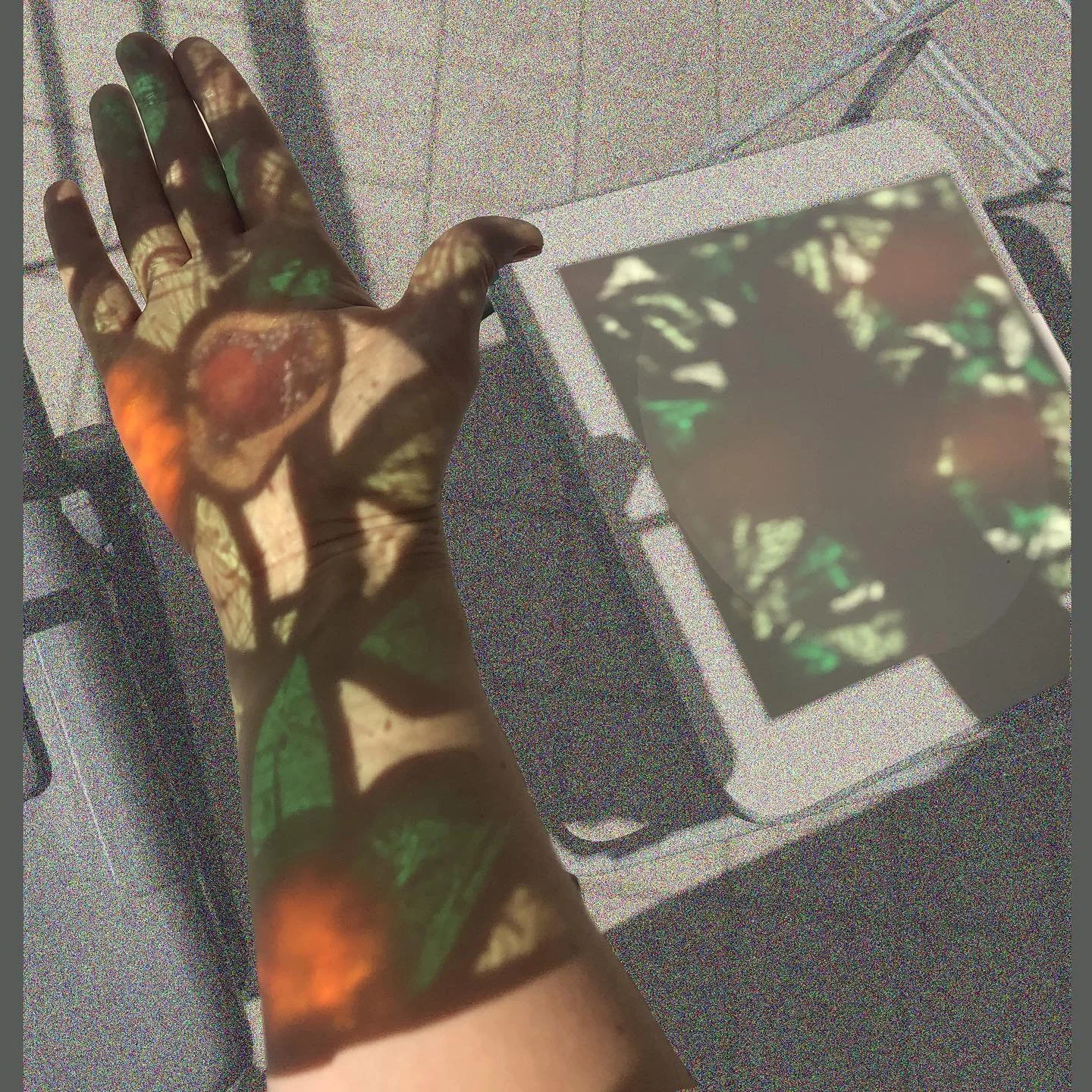 #Reflections of my latest #stainedglass panel. Wouldn&rsquo;t be a bad #tattoo&hellip;