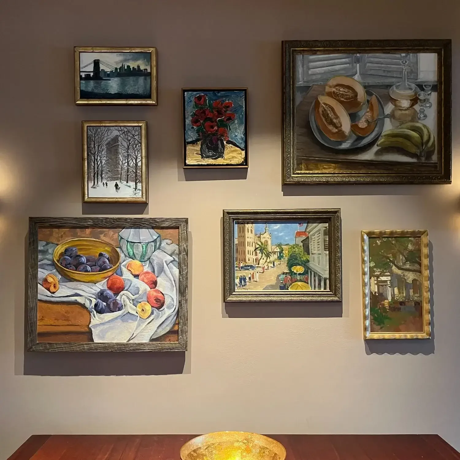 Dining room, New York City residence
