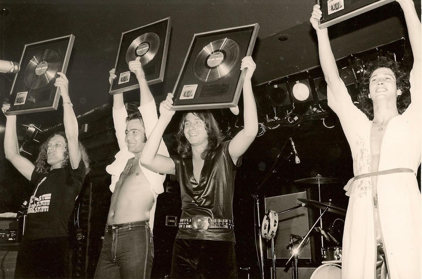 47 years ago today, Foreigner received their debut @riaa_awards Gold record for their self-titled album. This album later became certified Platinum (1 million units sold) on November 6, 2000.