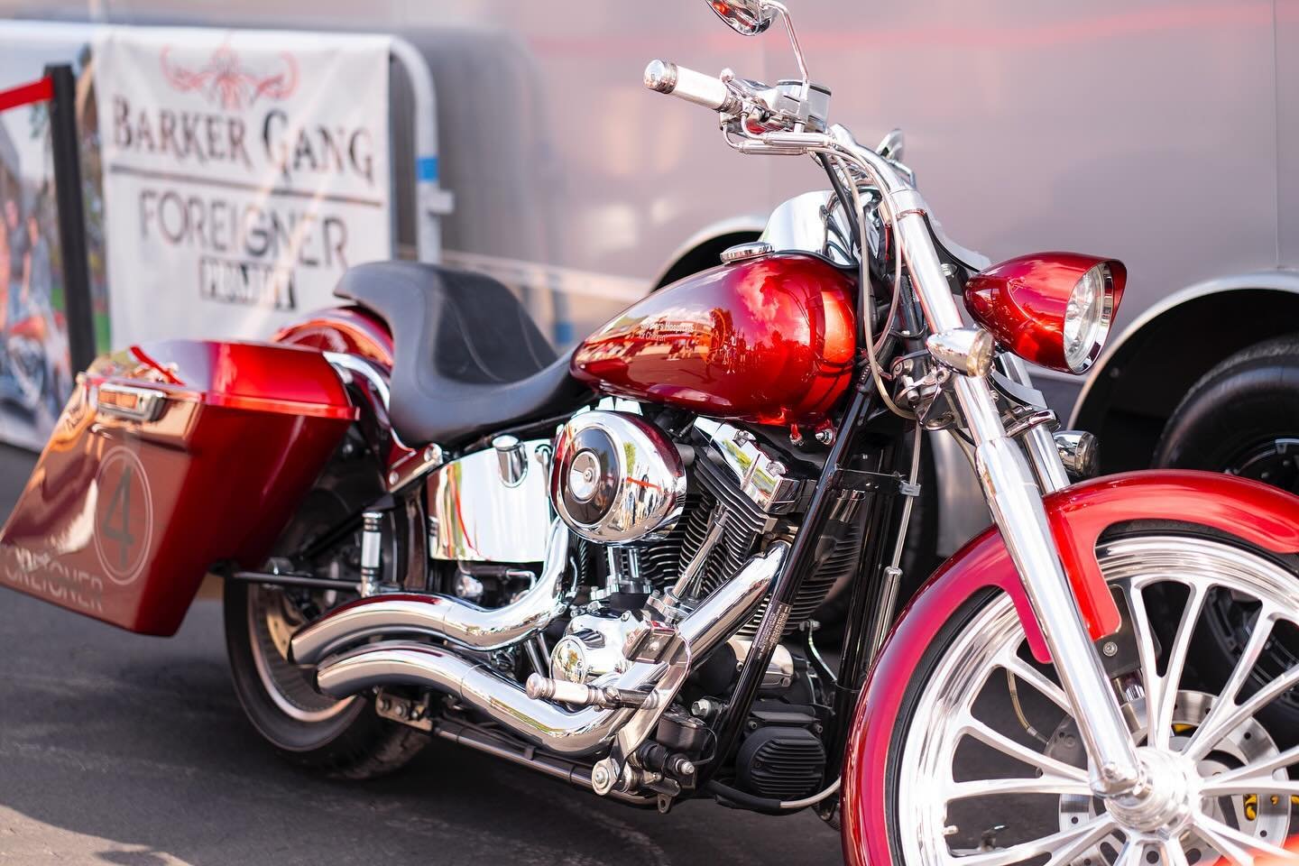 In collaboration with Barker Gang Custom, Foreigner is releasing a custom Ticket To Ride T-Shirt with 100% of proceeds benefiting @ShrinersHospitals. Every T-shirt purchased comes with a chance to win this fully custom Harley Davidson motorcycle buil