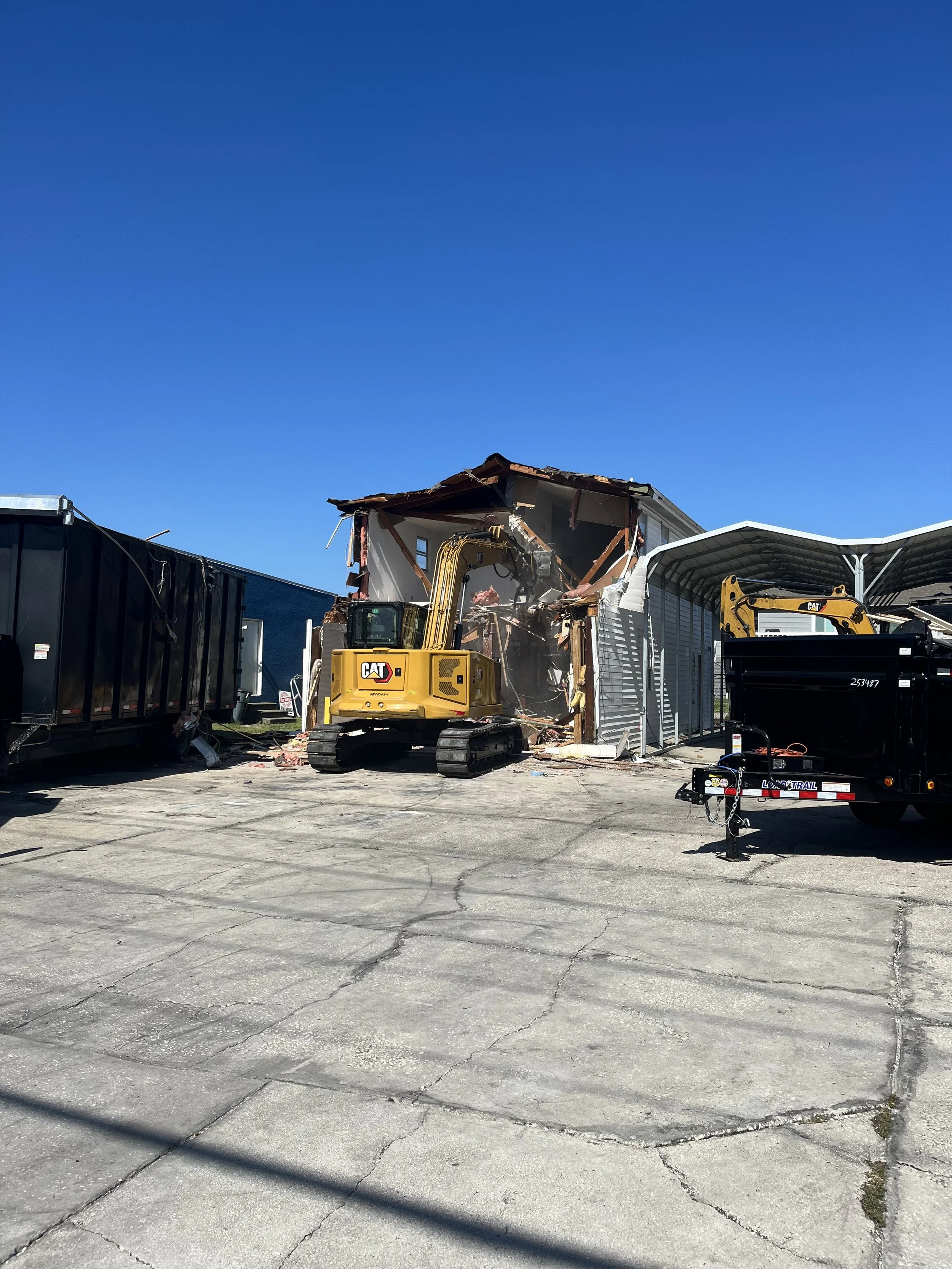 Demolition project in Pinellas County