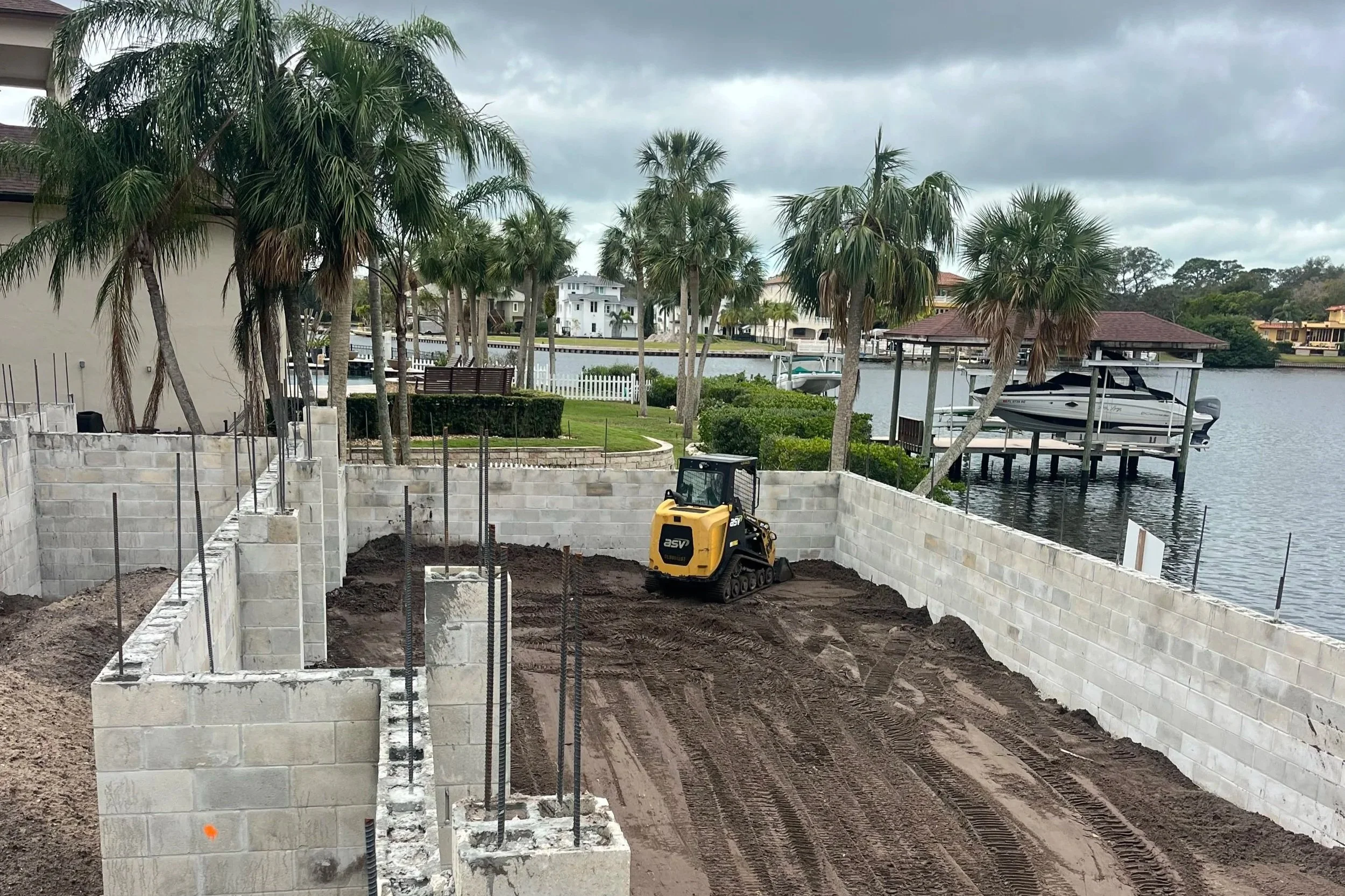 Stemwall backfill in Pinellas County