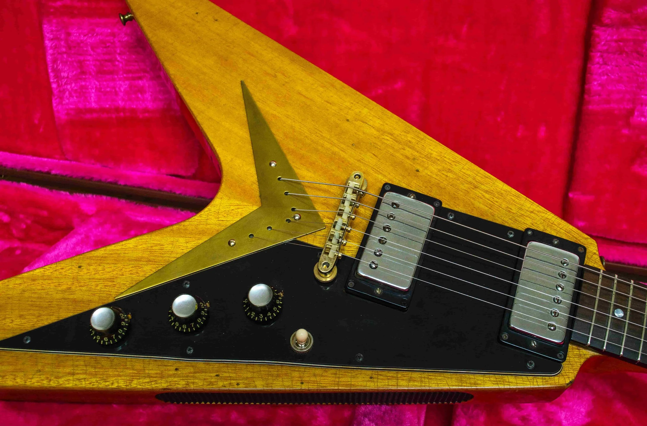 ⭐️要リペア Epiphone Flying V Korina 1998年製 - ギター