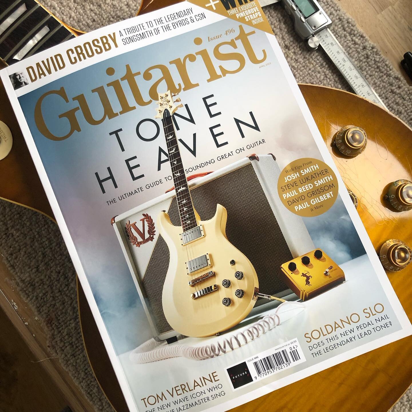 Very chuffed to have my first cover story for @guitarist_mag - 30 Tone tips to get the best out or your electrics, acoustics and amps. Issue 496 available now. #guitartone #acousticguitar #guitarupgrade #guitaramp #guitaramps
