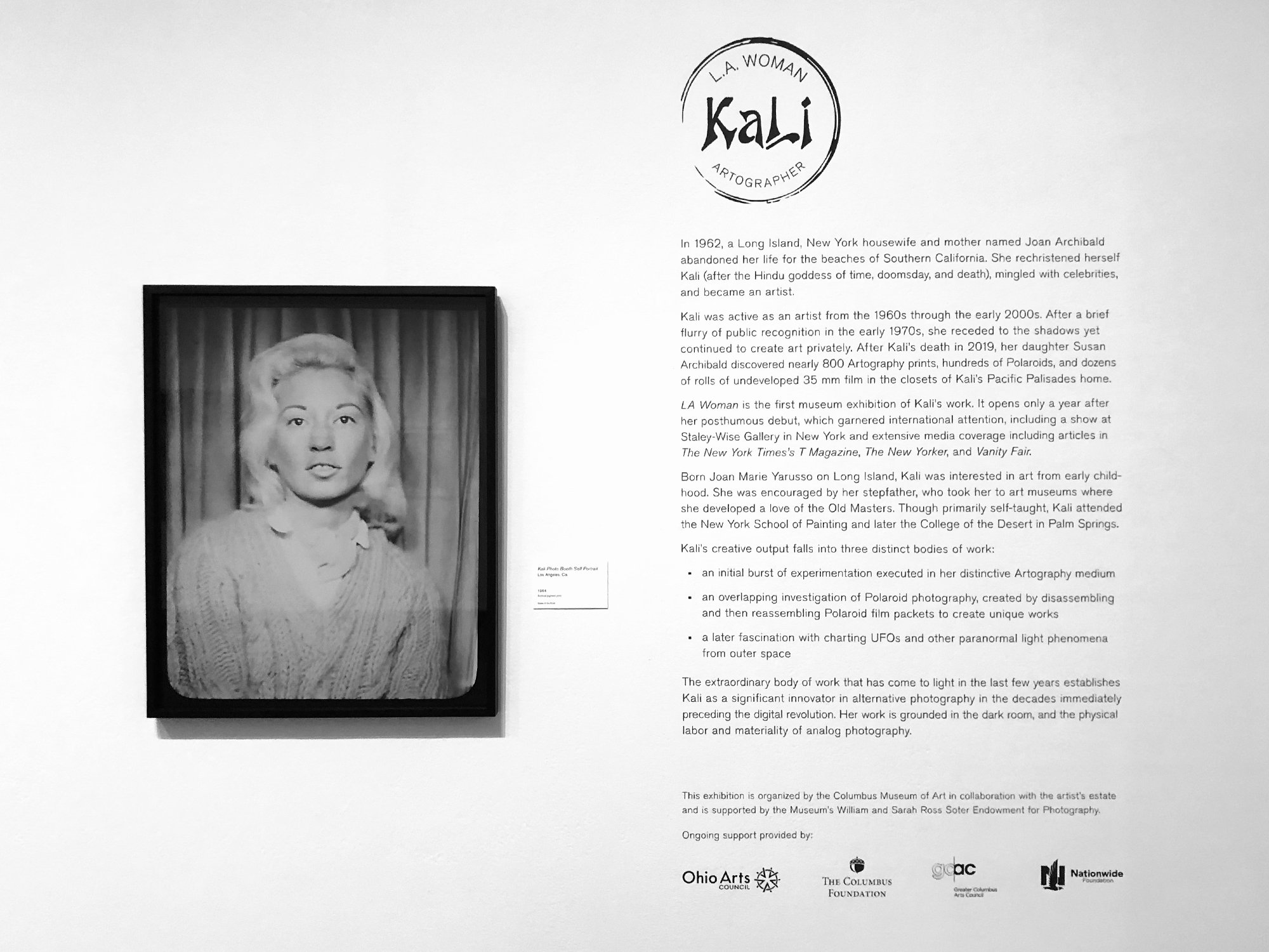 LA Woman: Kali, Artographer at the Columbus Museum of Art
