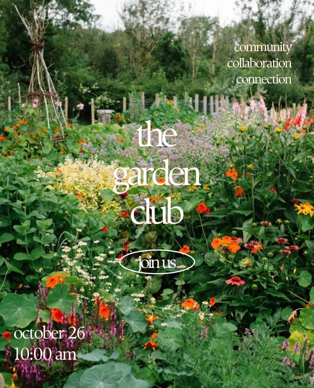 Let&rsquo;s do it again ! Join us on Sunday October 26th for Garden Club #2 at Church Creek Florals !! 

The garden club is a container for gardeners of any experience level to collaborate on projects in our personal gardens, rotating locations each 