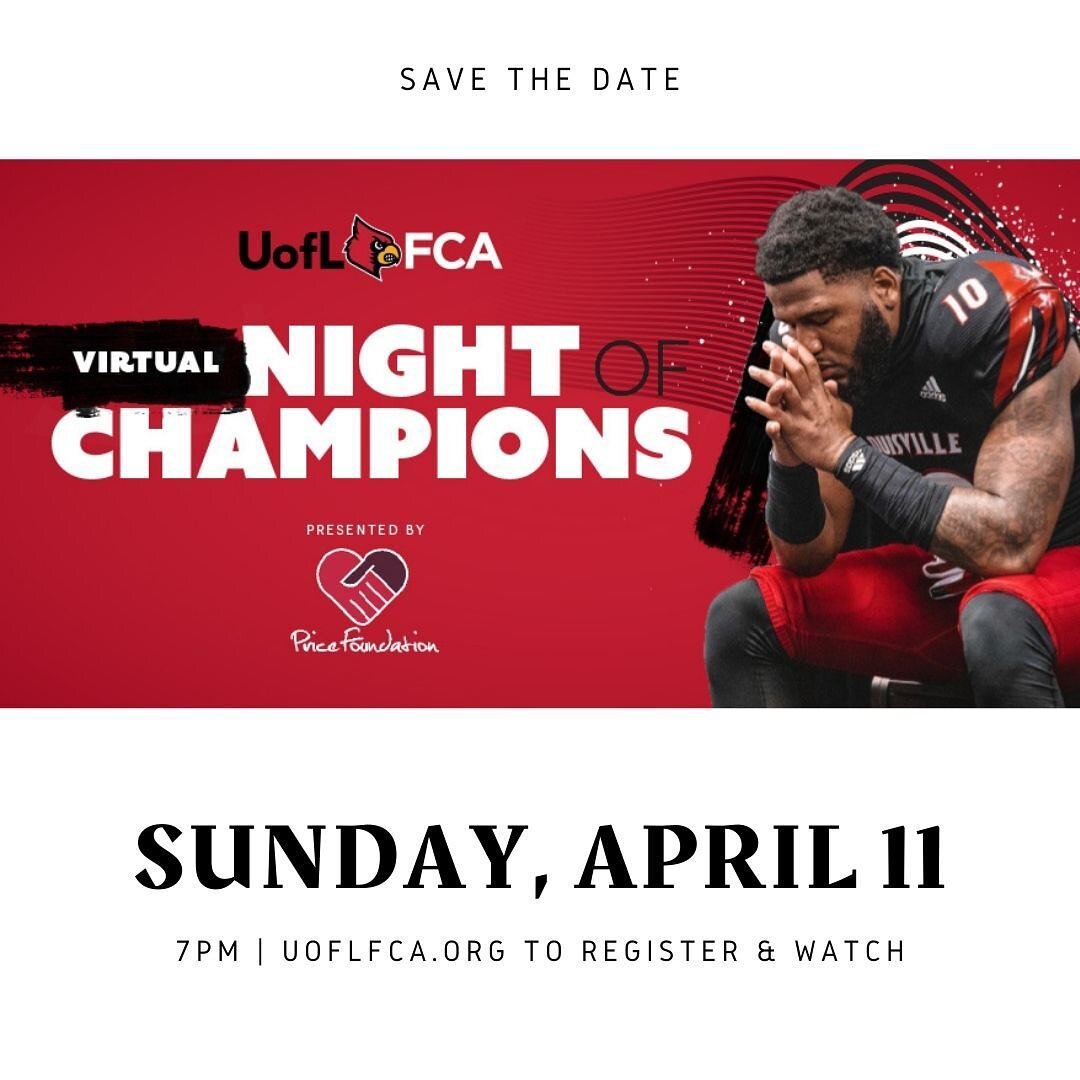 Register for the 2021 Night of Champions at uoflfca.org, 
Sunday, April 11th @ 7PM.